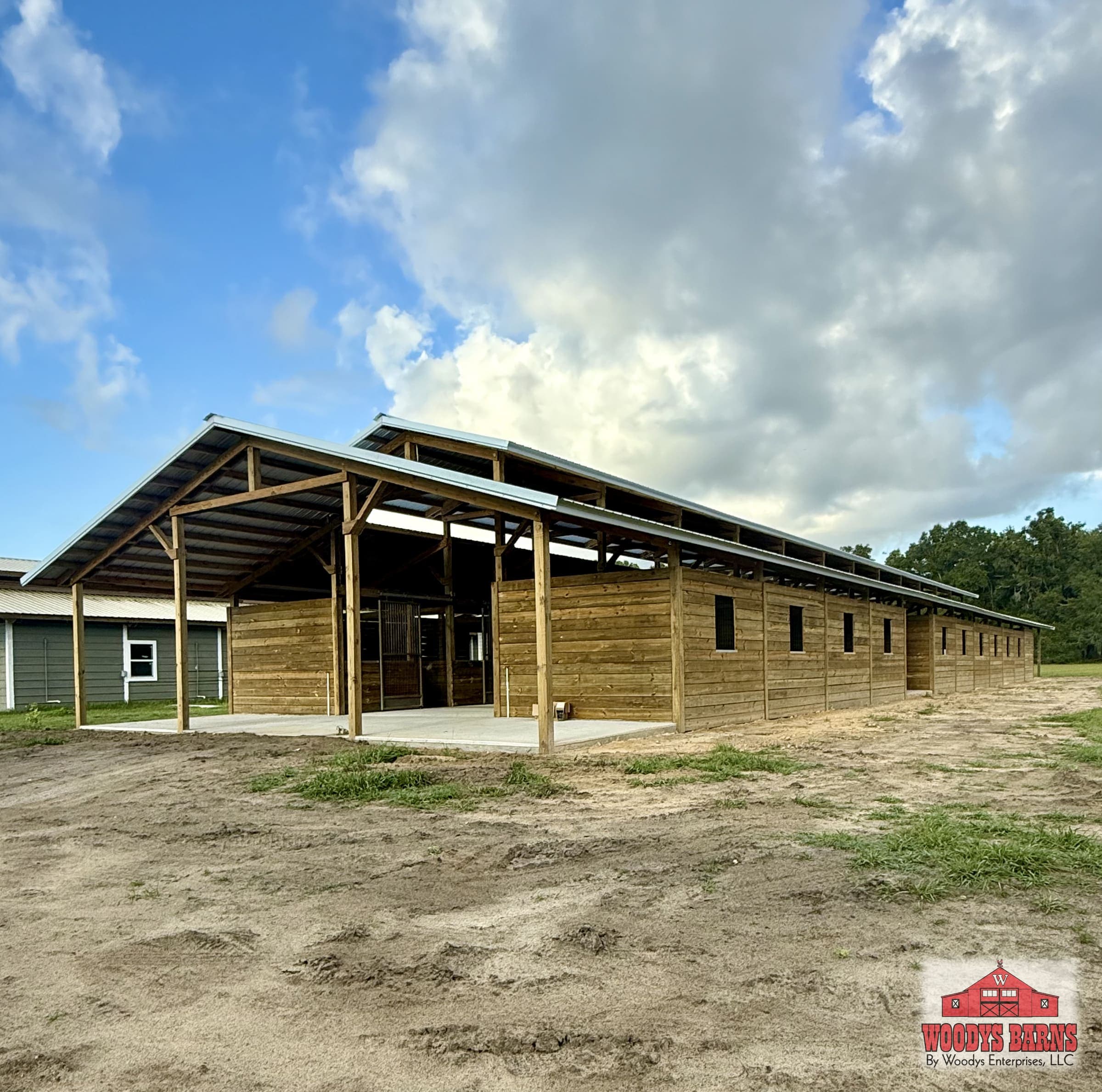 The Caudill Barn, built by Woodys Barns