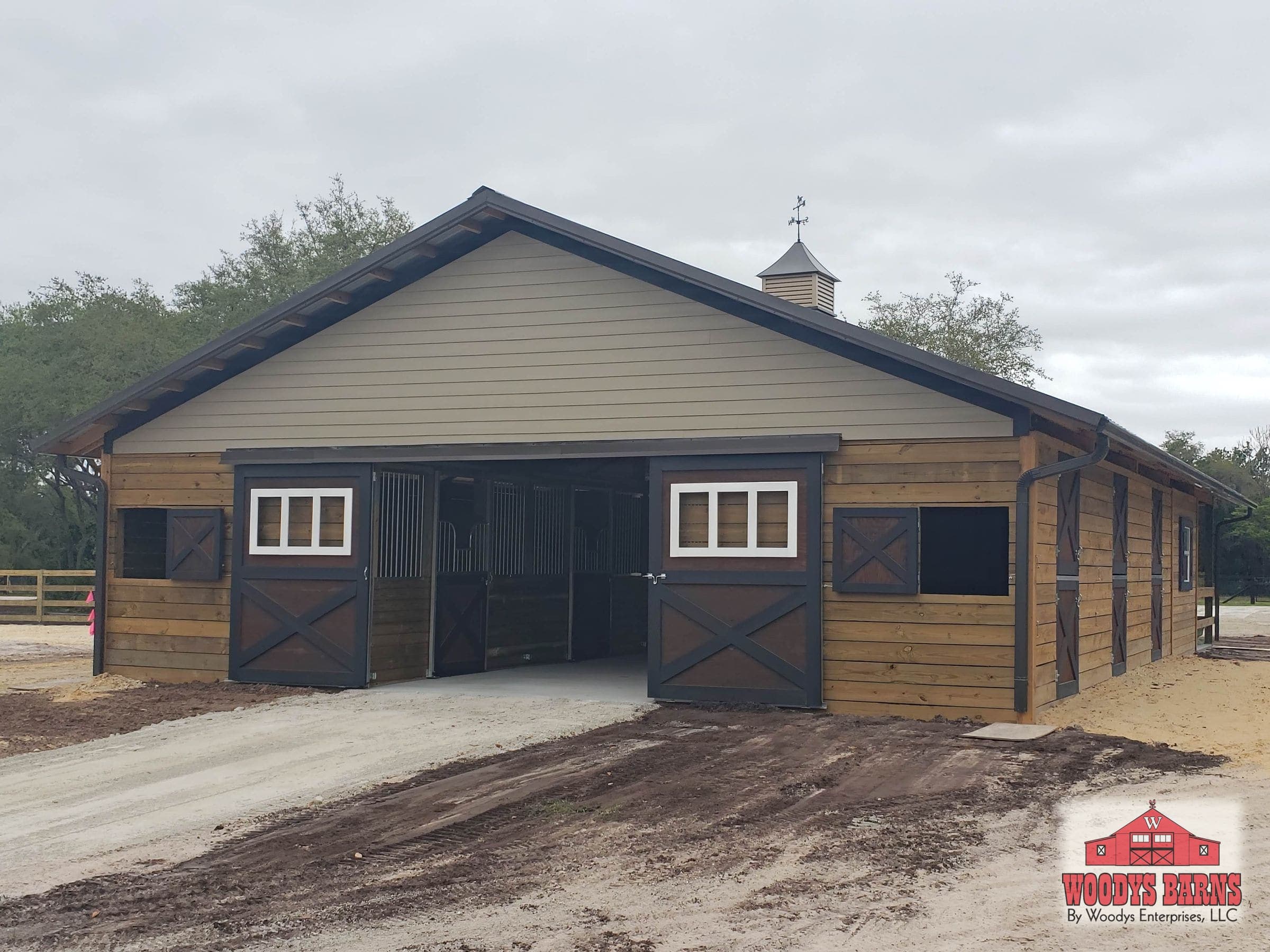 The Dennis Barn, built by Woodys Barns