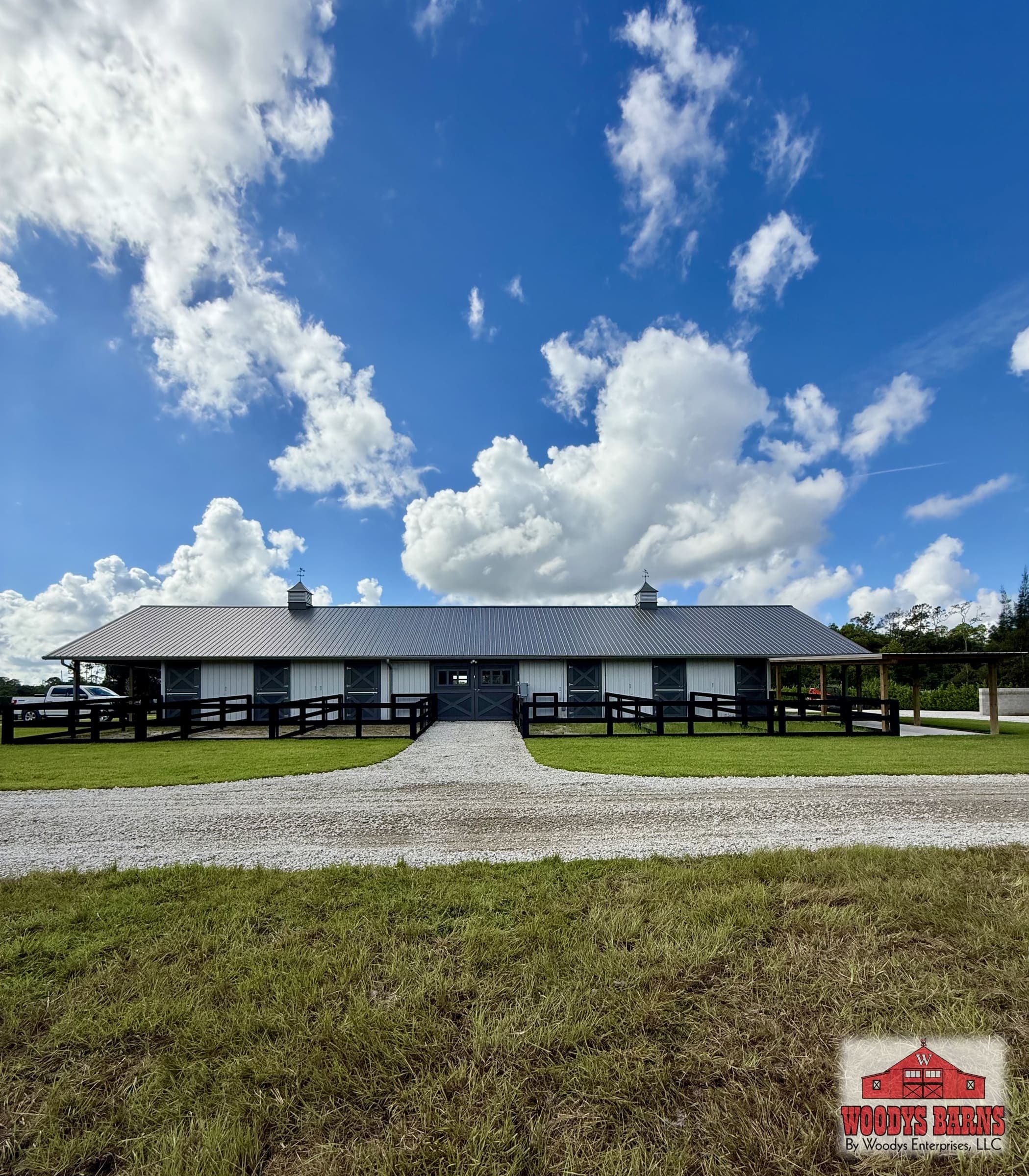 The Gallo Barn, built by Woodys Barns