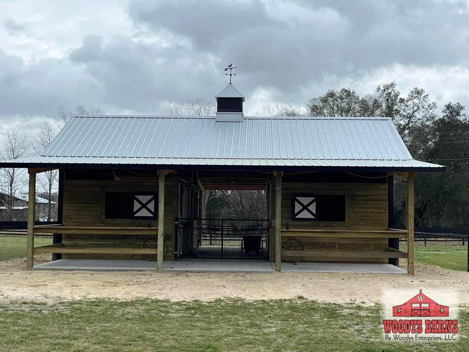 The Meredith Barn, built by Woodys Barns