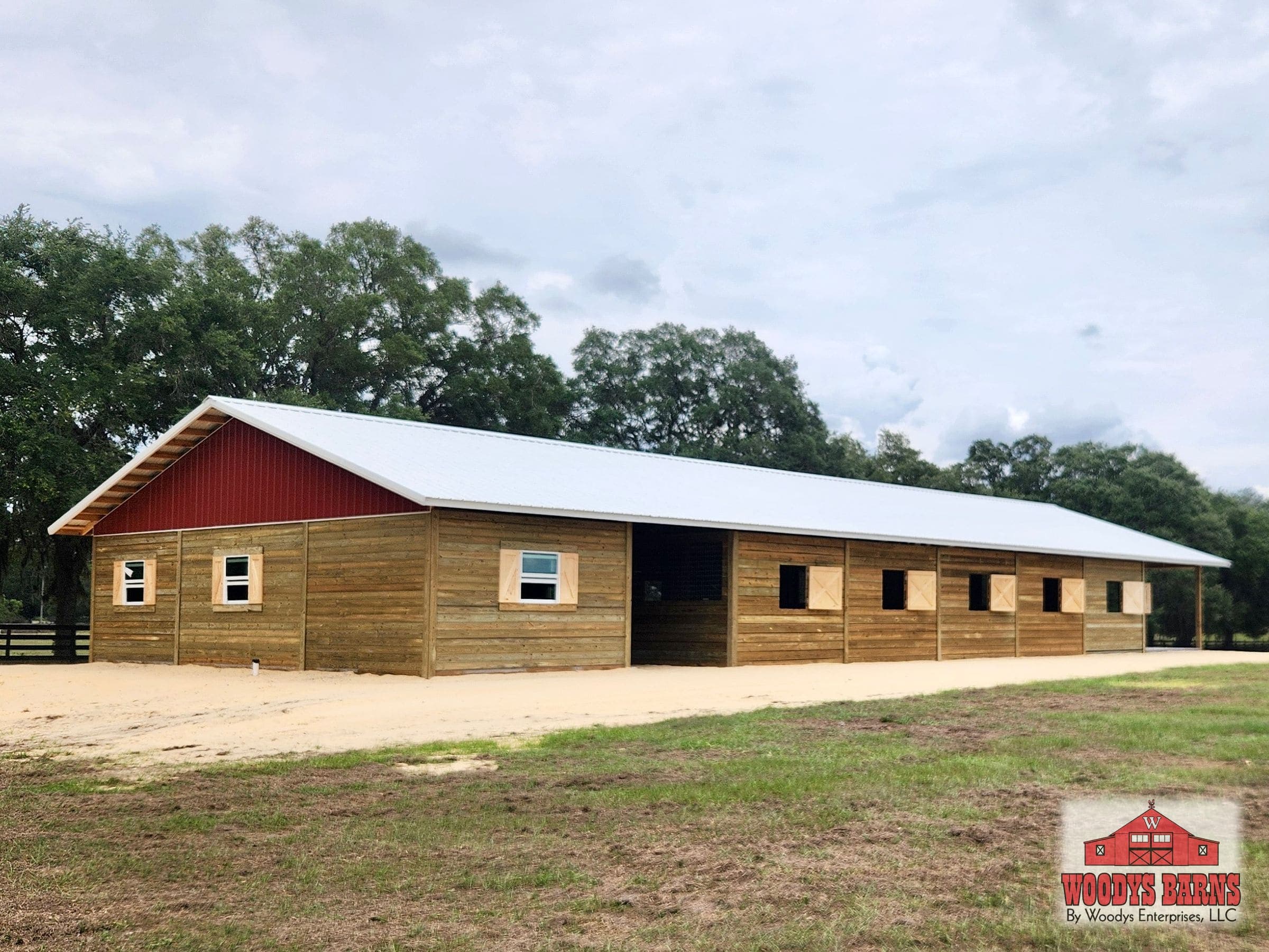 The Berry Barn, built by Woodys Barns
