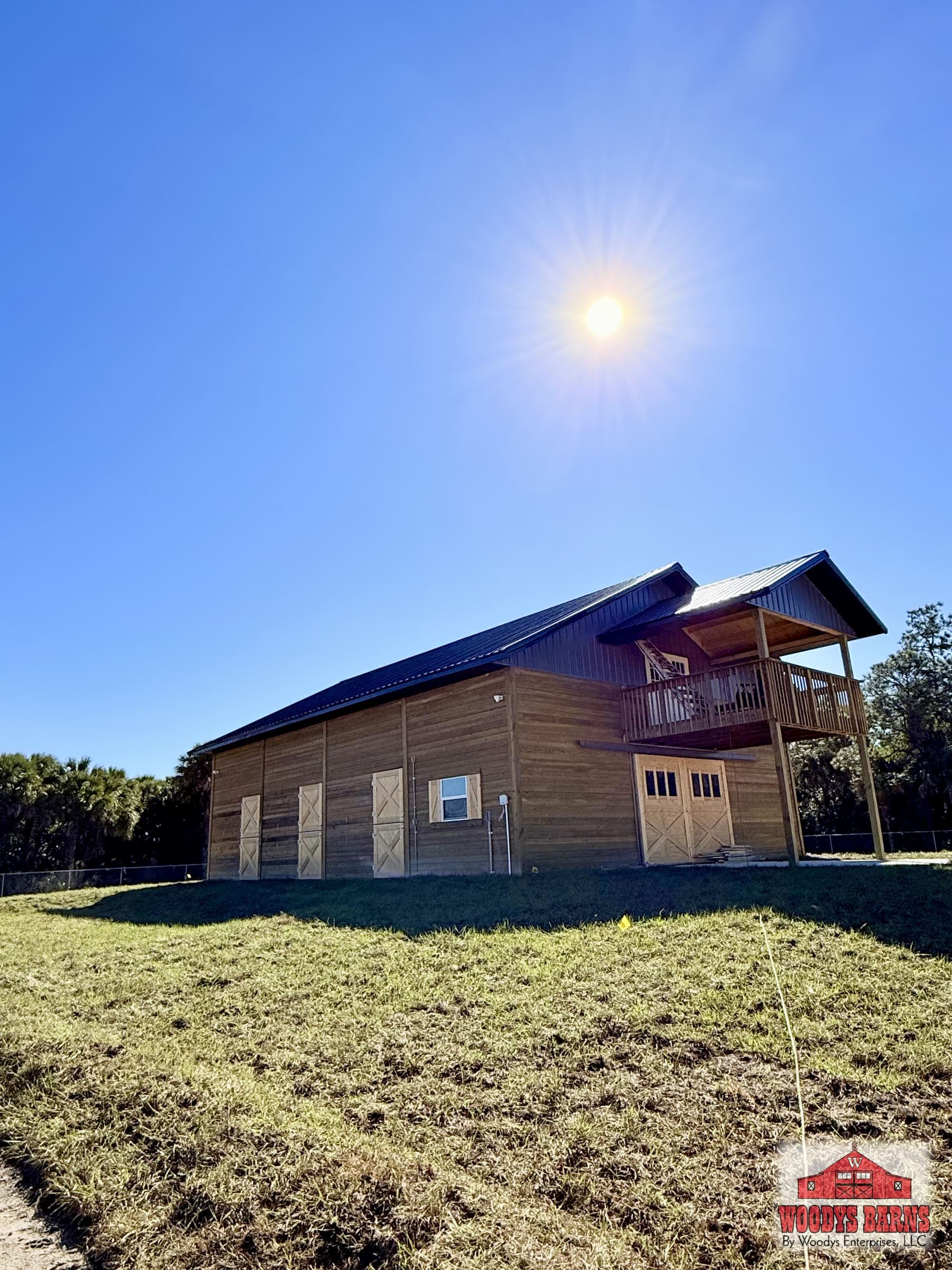 The Masoud Barn, built by Woodys Barns