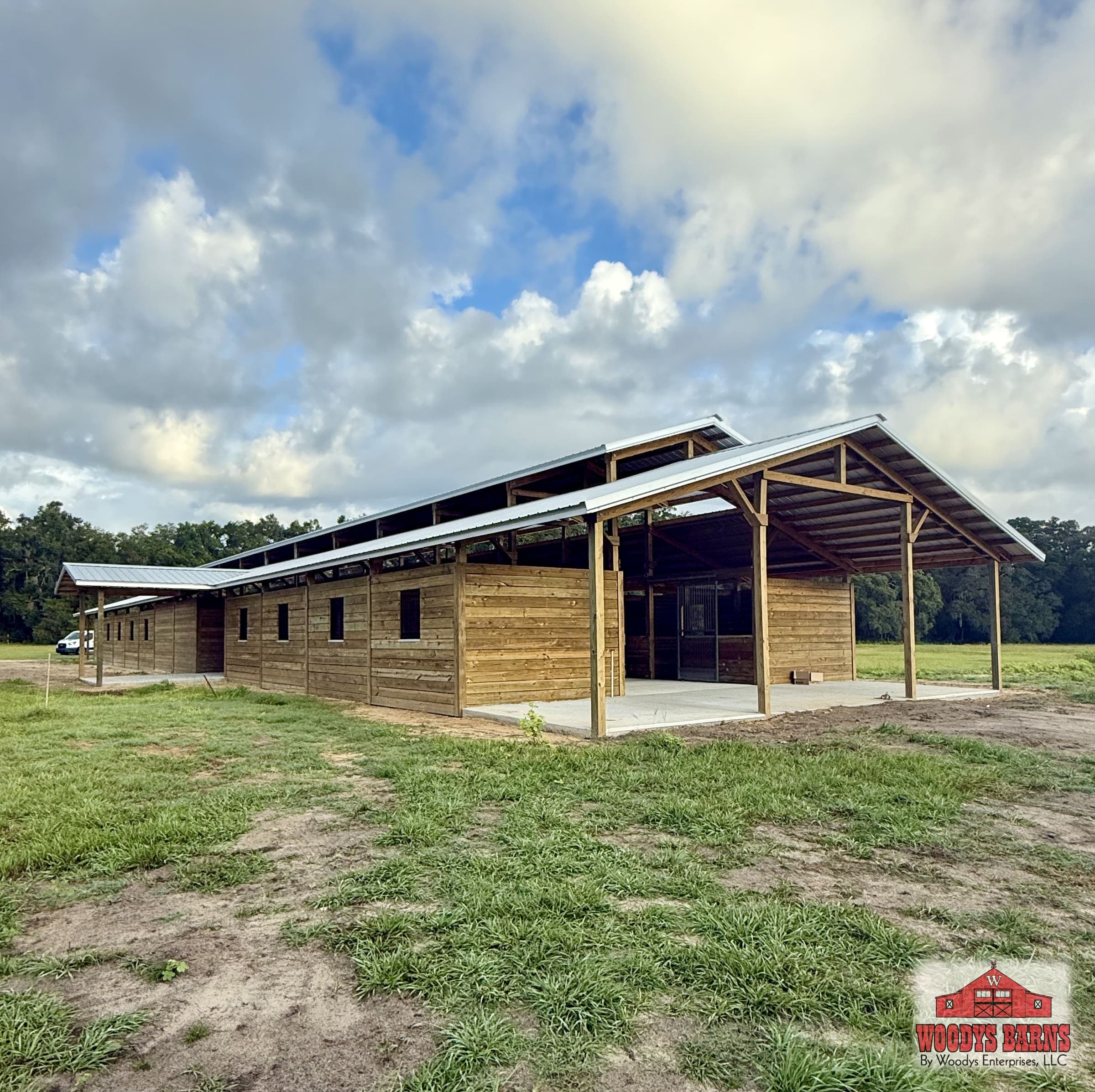 The Caudill Barn, built by Woodys Barns