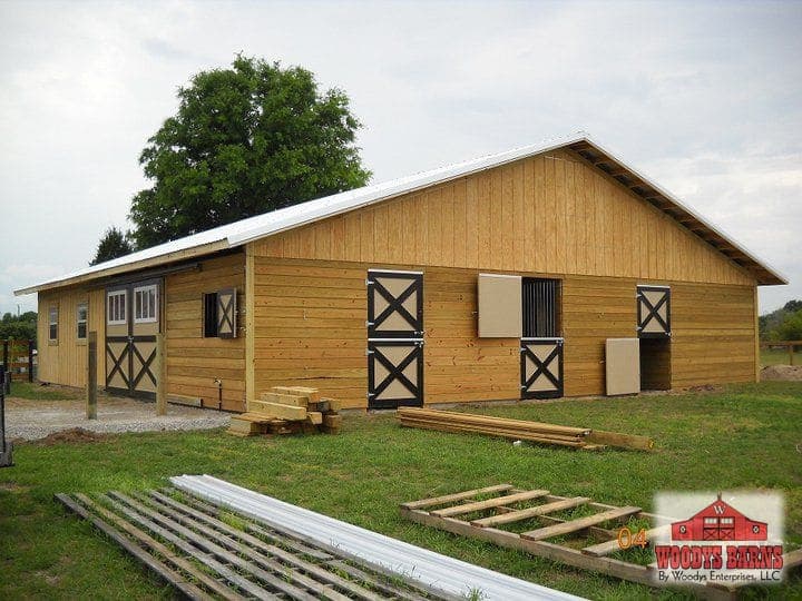 The Dampryle Barn, built by Woodys Barns