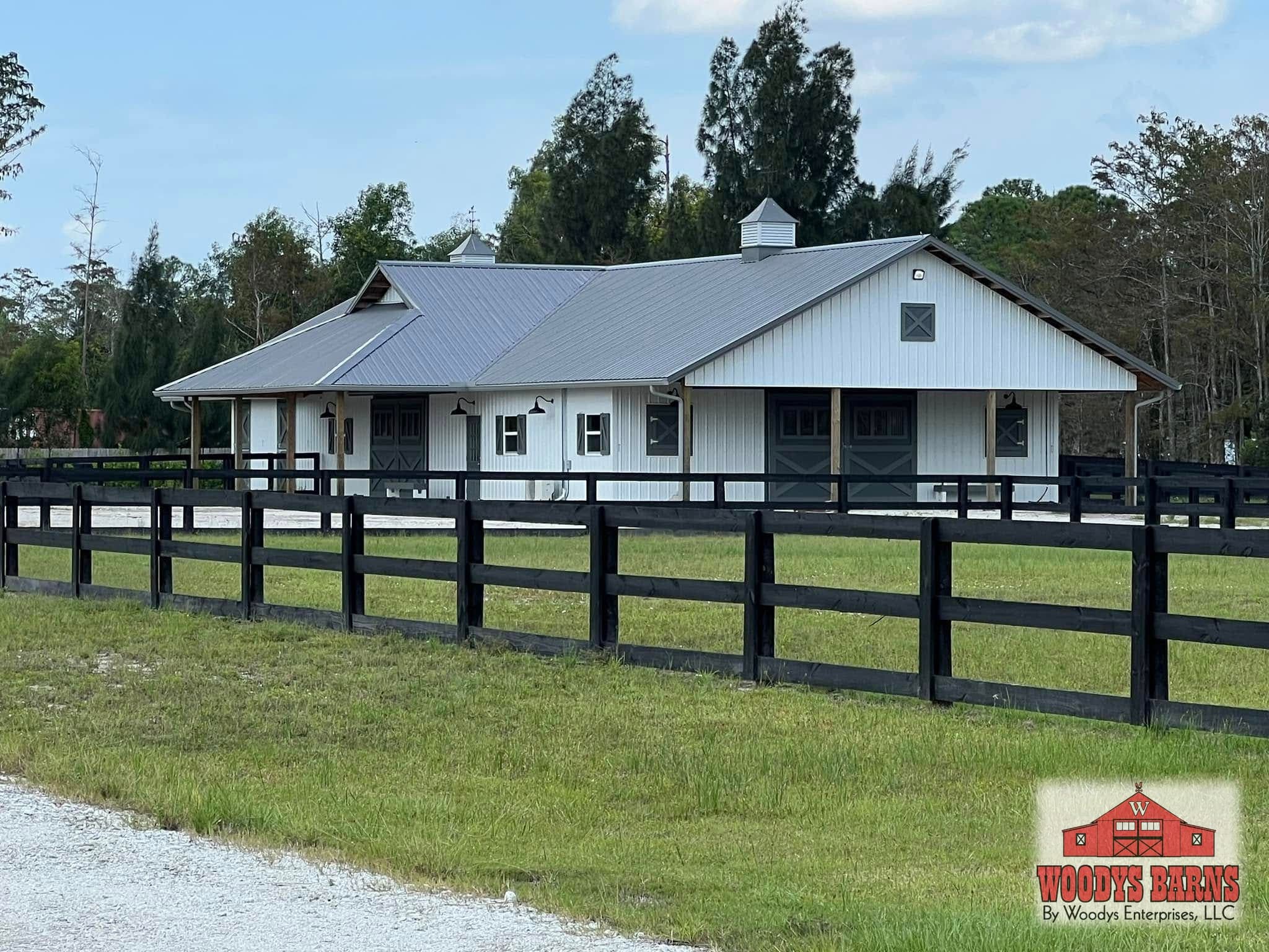 The Gallo Barn, built by Woodys Barns