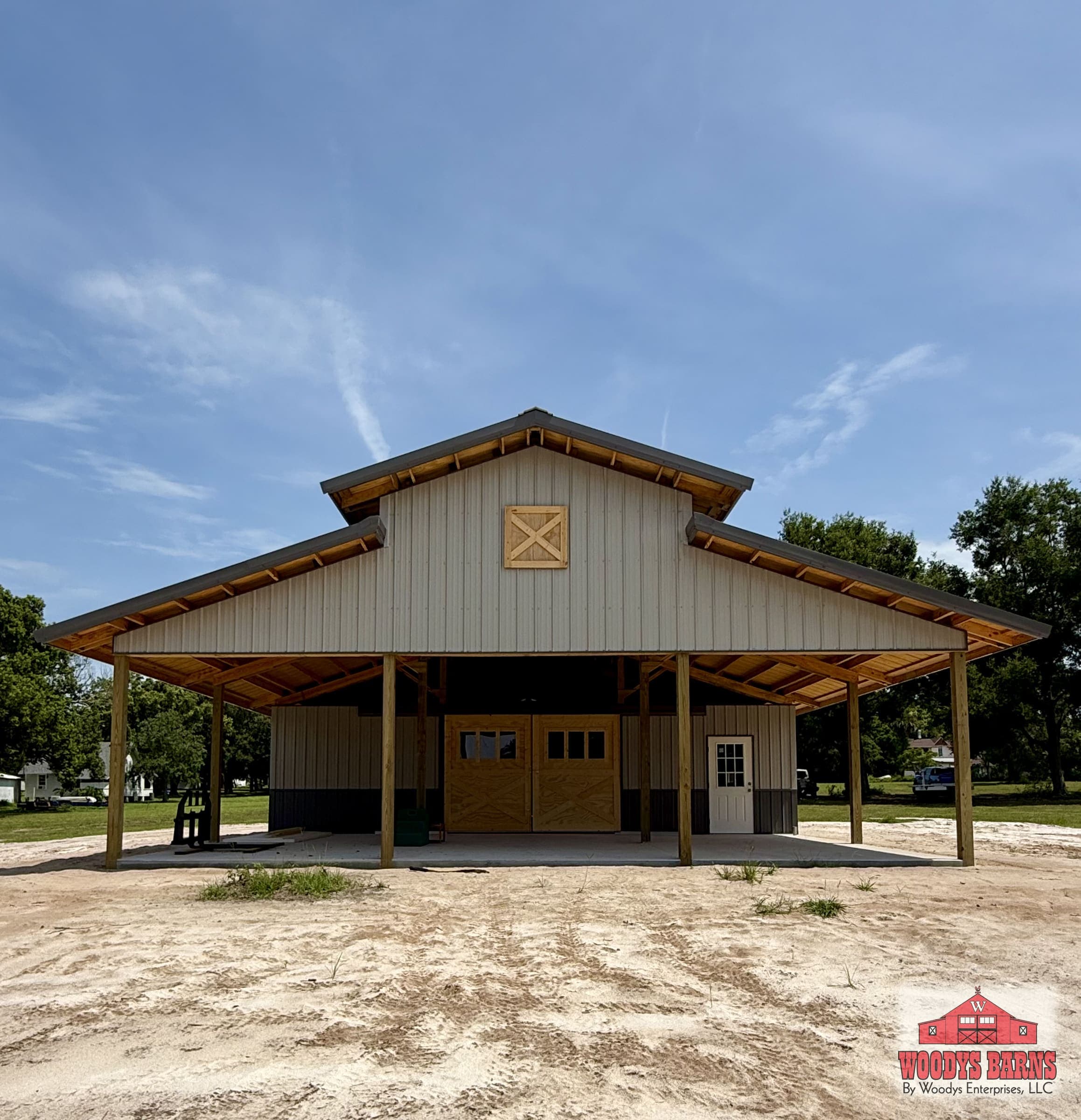 The Spegal Barn, built by Woodys Barns