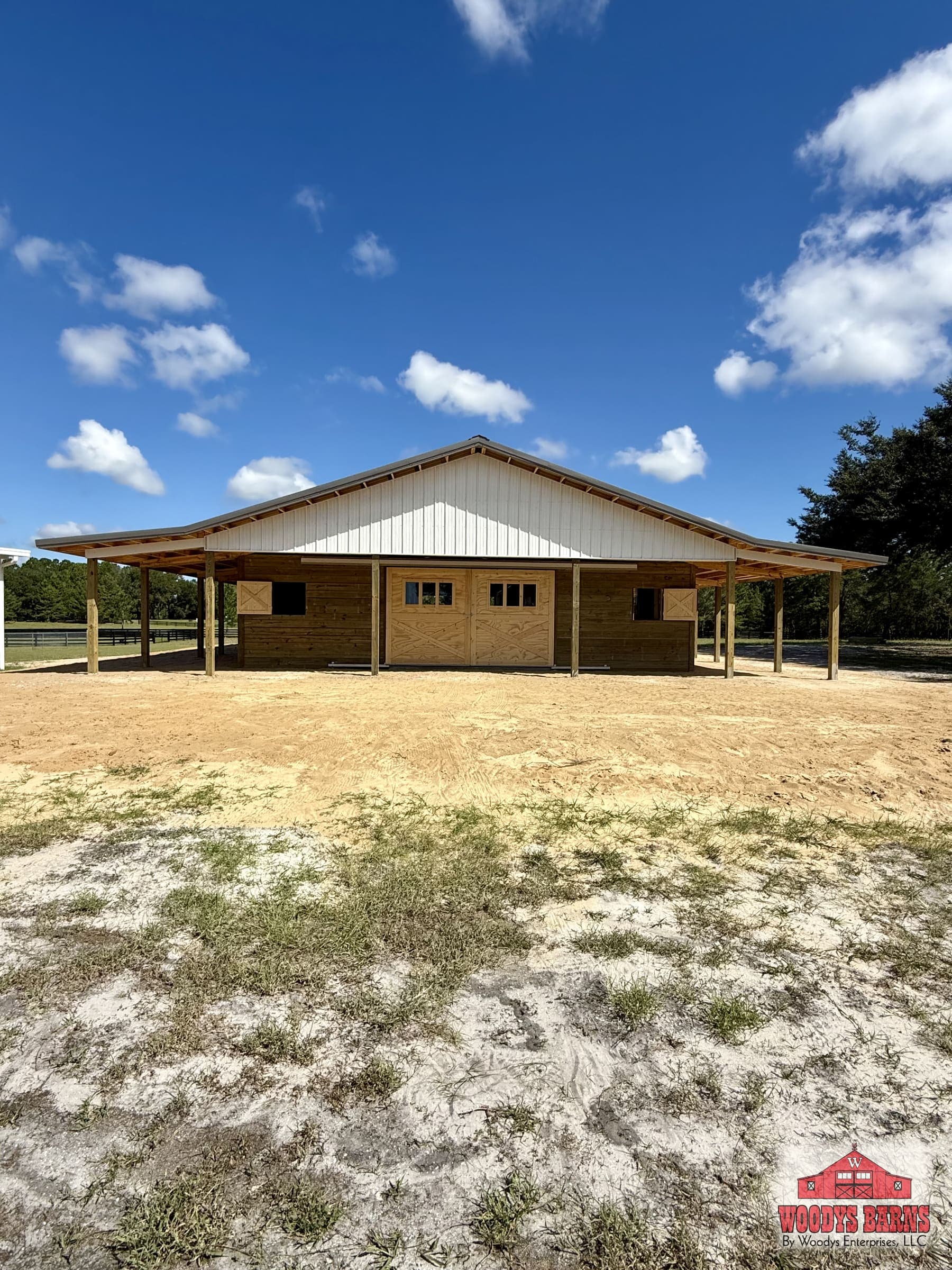 The Pope-Robinson Barn, built by Woodys Barns